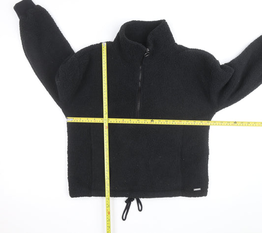 Billabong Men’s Black Fleece Half Zip Pullover Jumper M