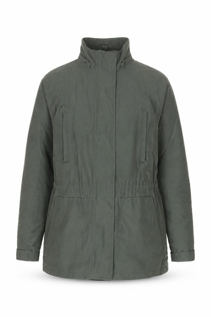St. Johns Bay Men's Green Cotton Nylon Parka Jacket Size M