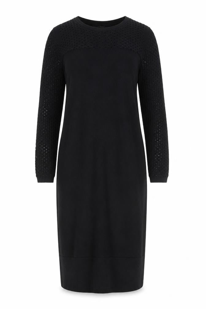 Karen Millen Women Black Knit Bodycon Dress Size S