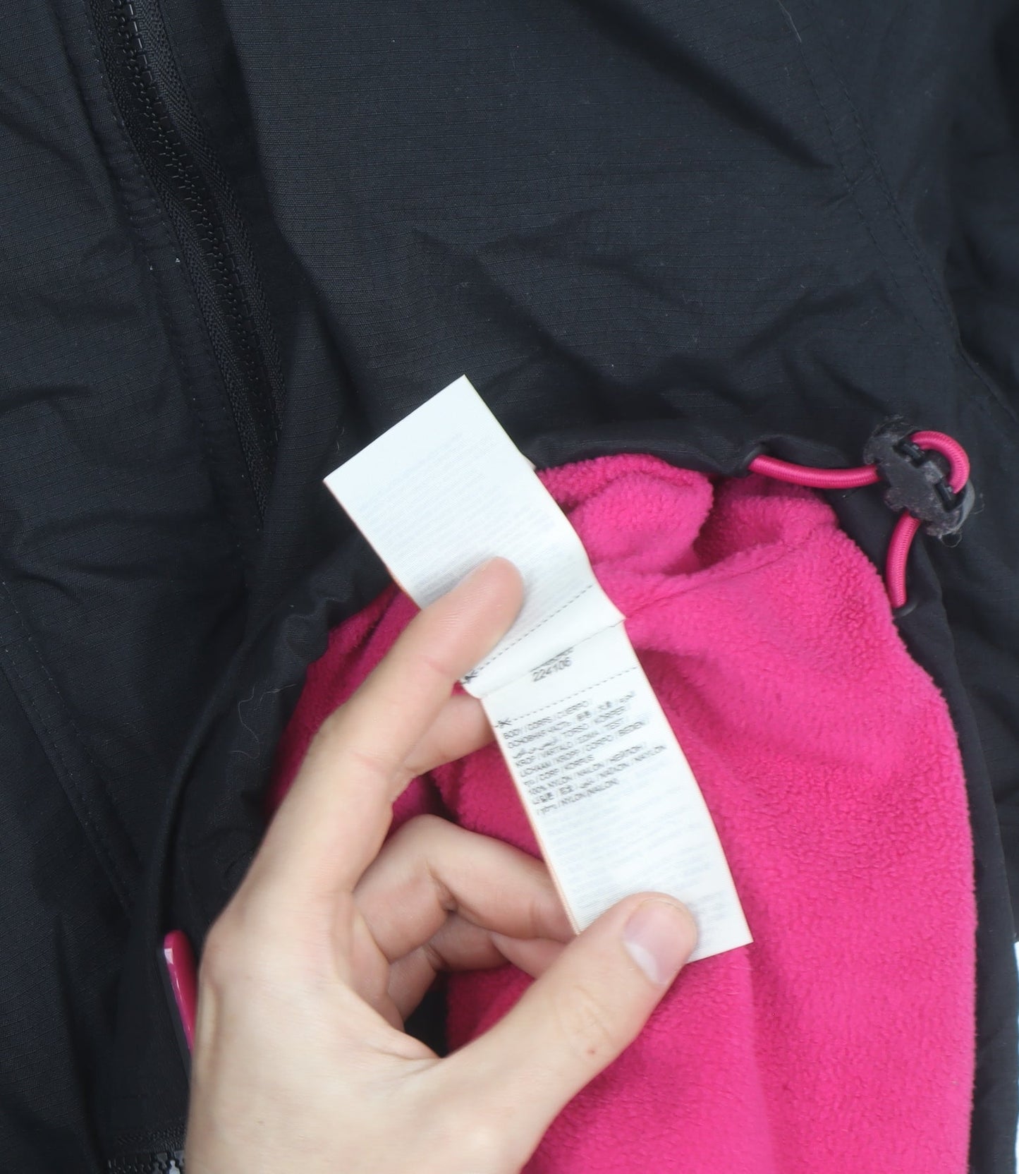 Superdry Womens Black Windcheater Hooded Windbreaker Jacket L