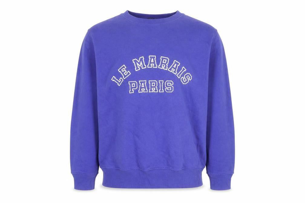 Marks and Spencer Men's Blue Le Marais Paris Pullover Sweatshirt S
