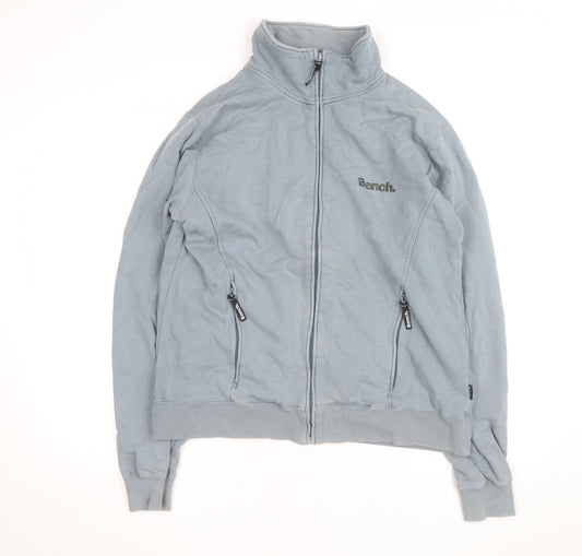 Bench Men's Blue Full Zip Fleece Sweatshirt Size L