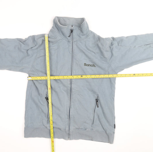 Bench Men's Blue Full Zip Fleece Sweatshirt Size L