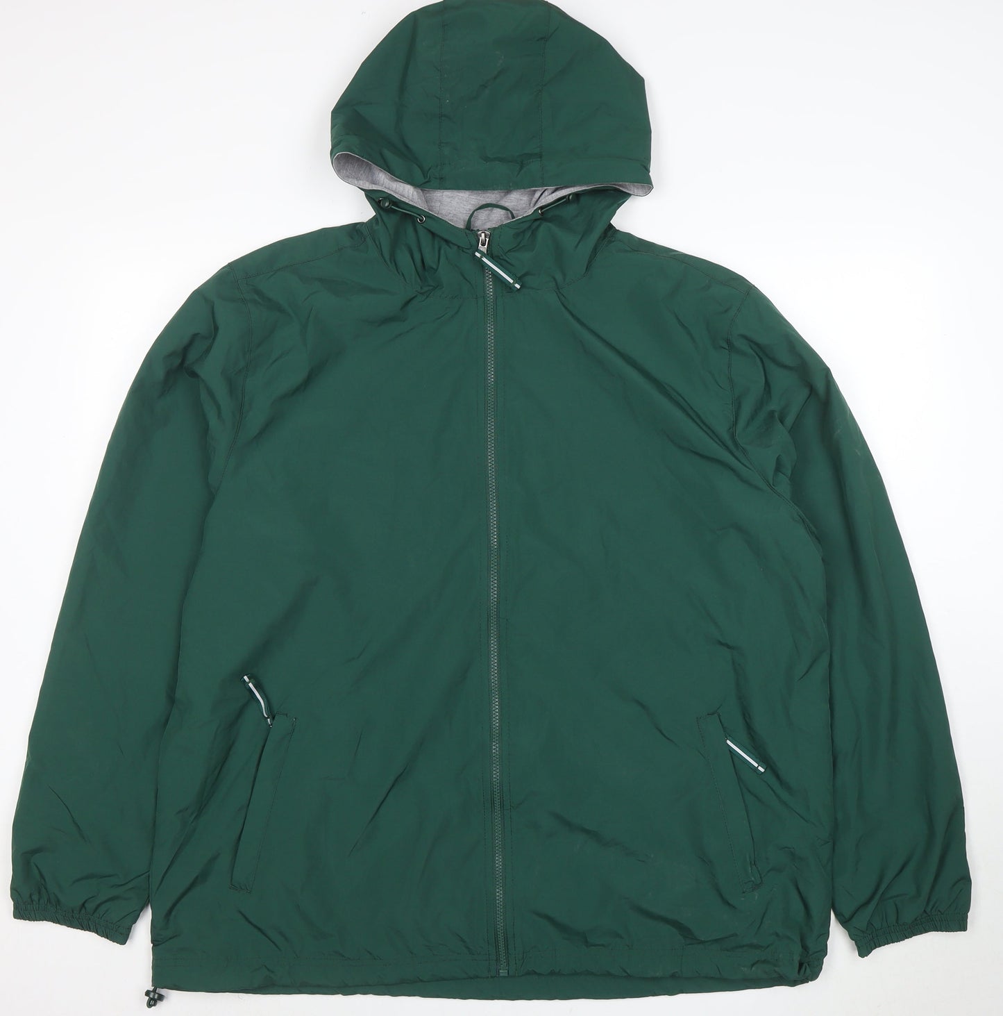 Charles River Apparel Men’s Green XL Hooded Windbreaker Jacket