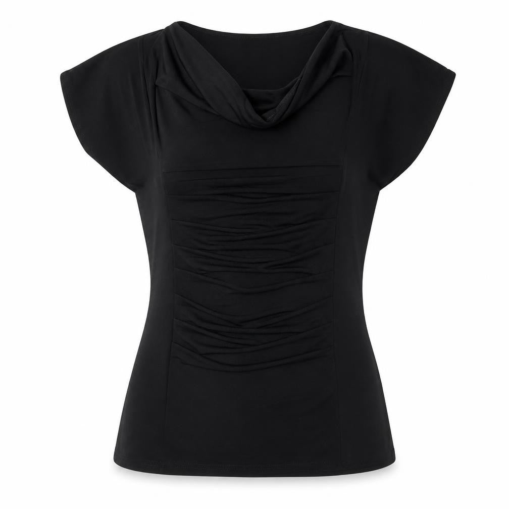 Saloos Women's Black Sleeveless Tunic Blouse Size S