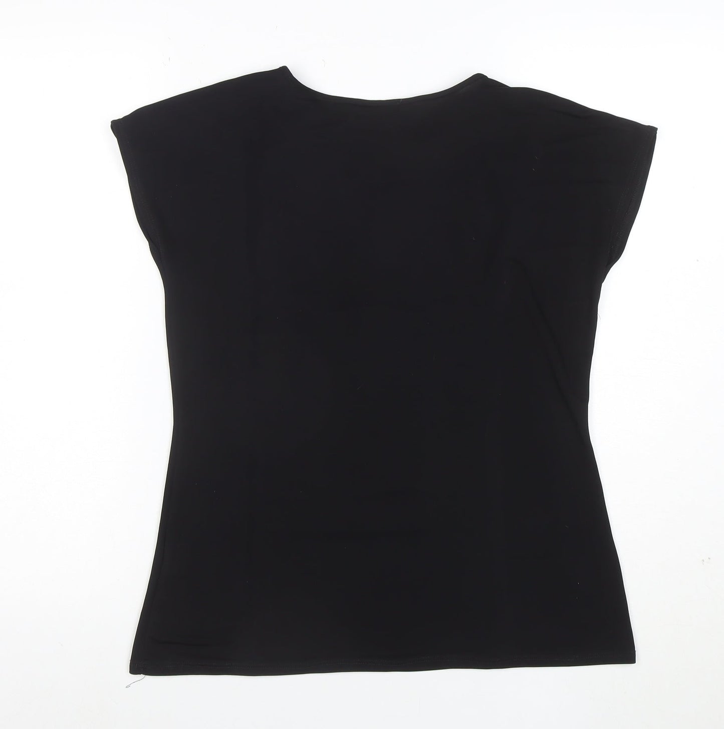 Saloos Women's Black Sleeveless Tunic Blouse Size S