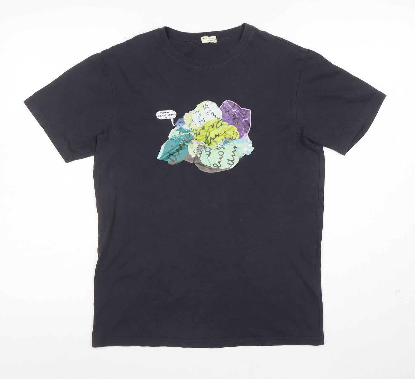 Paul Smith Women’s Black Graphic Cotton T-Shirt Size M