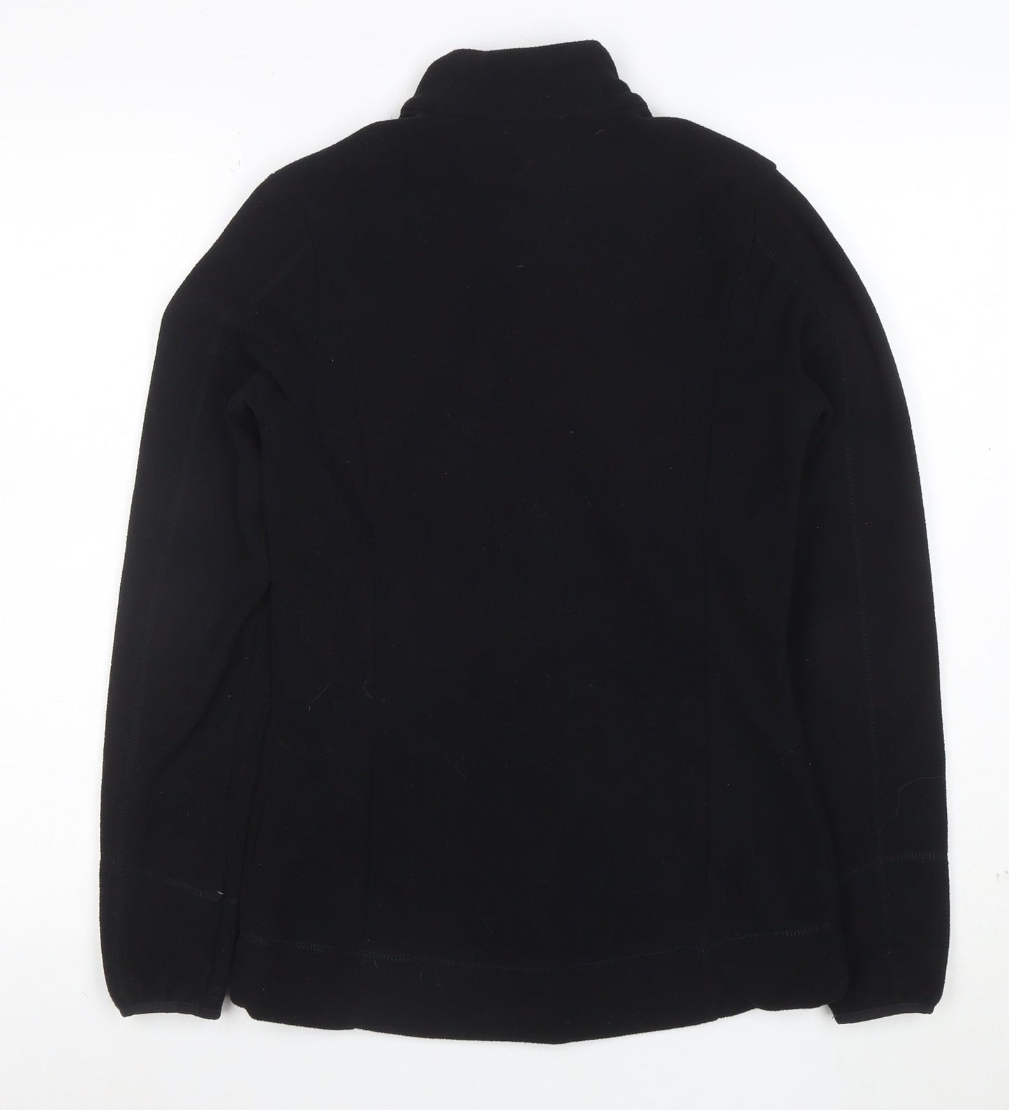 Quechua Women's Black Fleece Full Zip Jacket Size M Outdoor