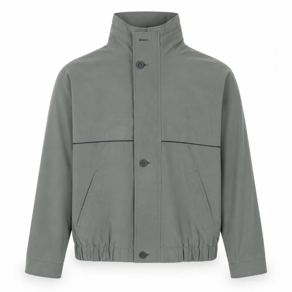 BHS Mens Grey Polyester Basic Jacket Size S Casual Lined