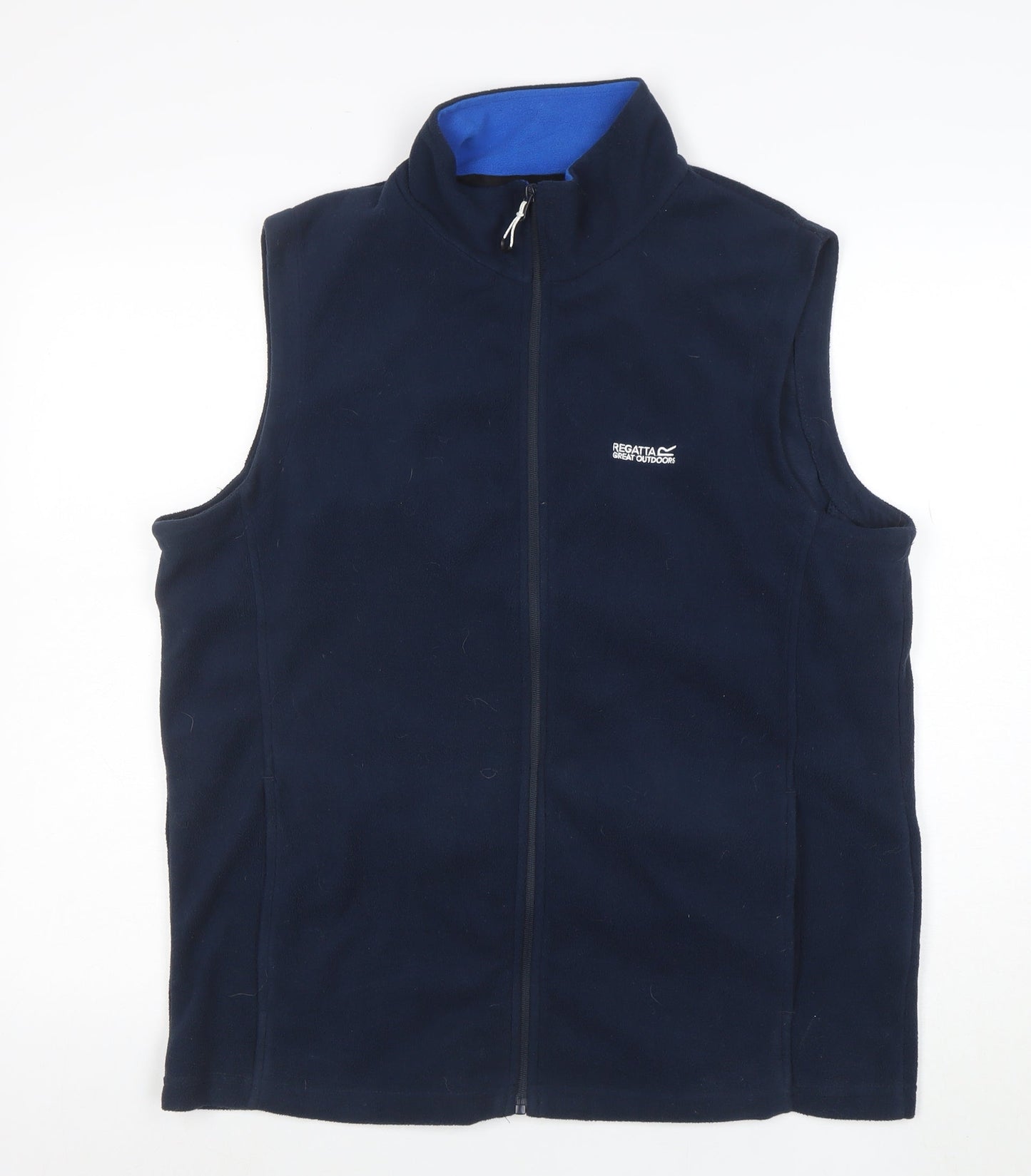 Regatta Men’s Blue Fleece Bodywarmer Waistcoat L Full Zip Outdoor Vest