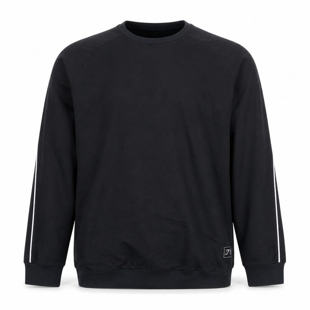 Gymshark Men’s Black XXL Crew Neck Long Sleeve Pullover Sweatshirt