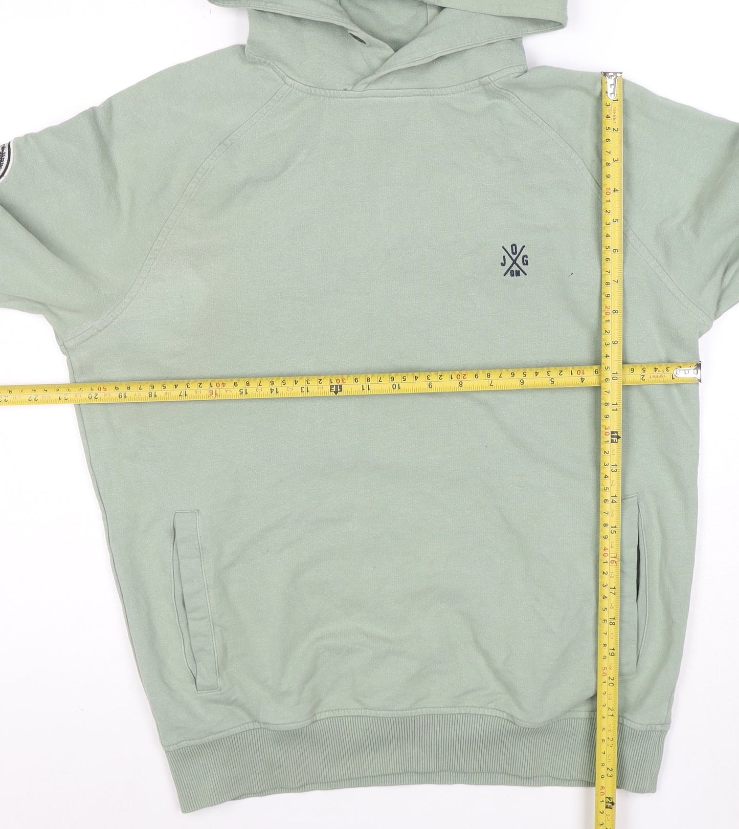 Jog On London Men's Green Pullover Hoodie Size S