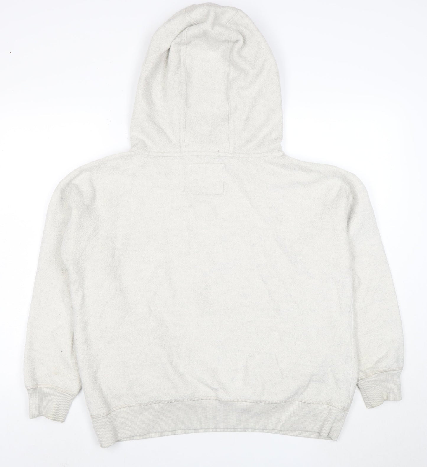 Fat Face Women Grey Pullover Hoodie Medium Cotton Blend Casual