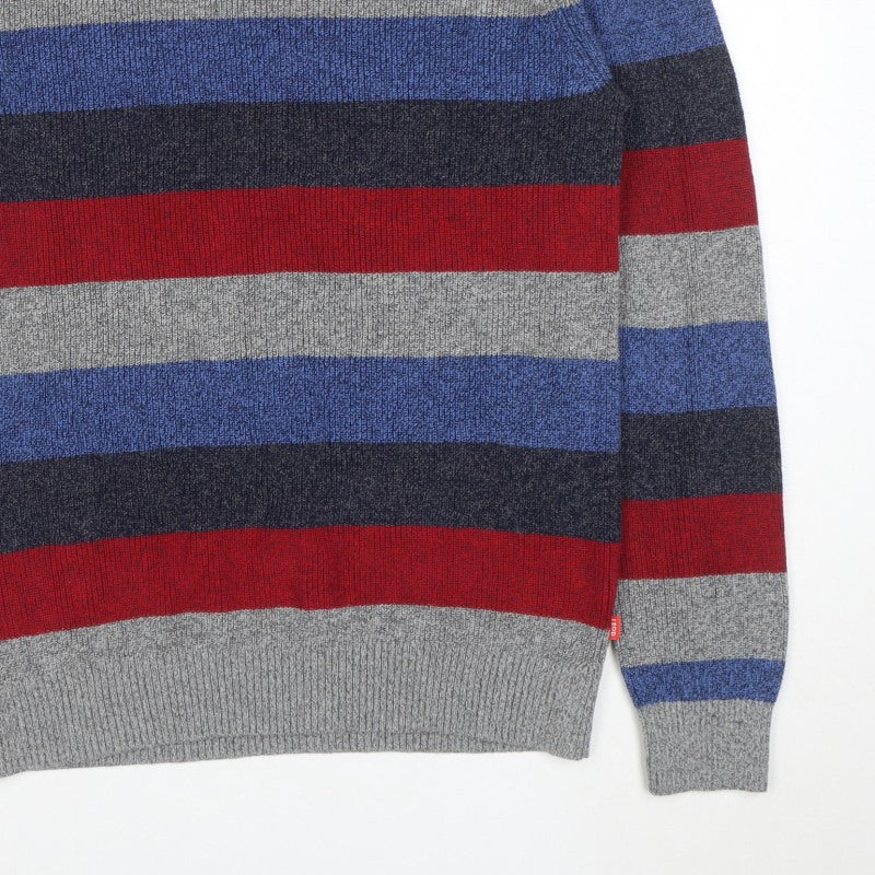 Additional view of IZOD Men's Multicoloured XL Striped Crew Neck jumper