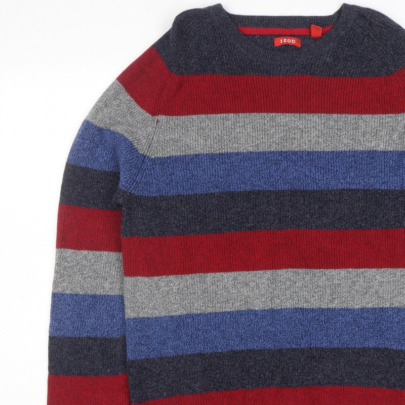 Additional view of IZOD Men's Multicoloured XL Striped Crew Neck jumper