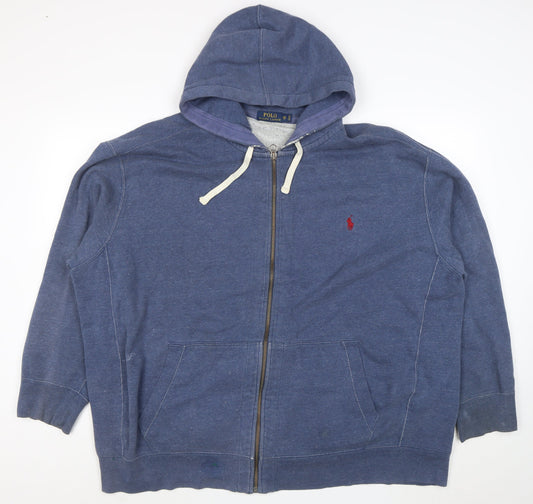 Polo Ralph Lauren Men’s Blue 3XLT Full Zip Hoodie Sweatshirt