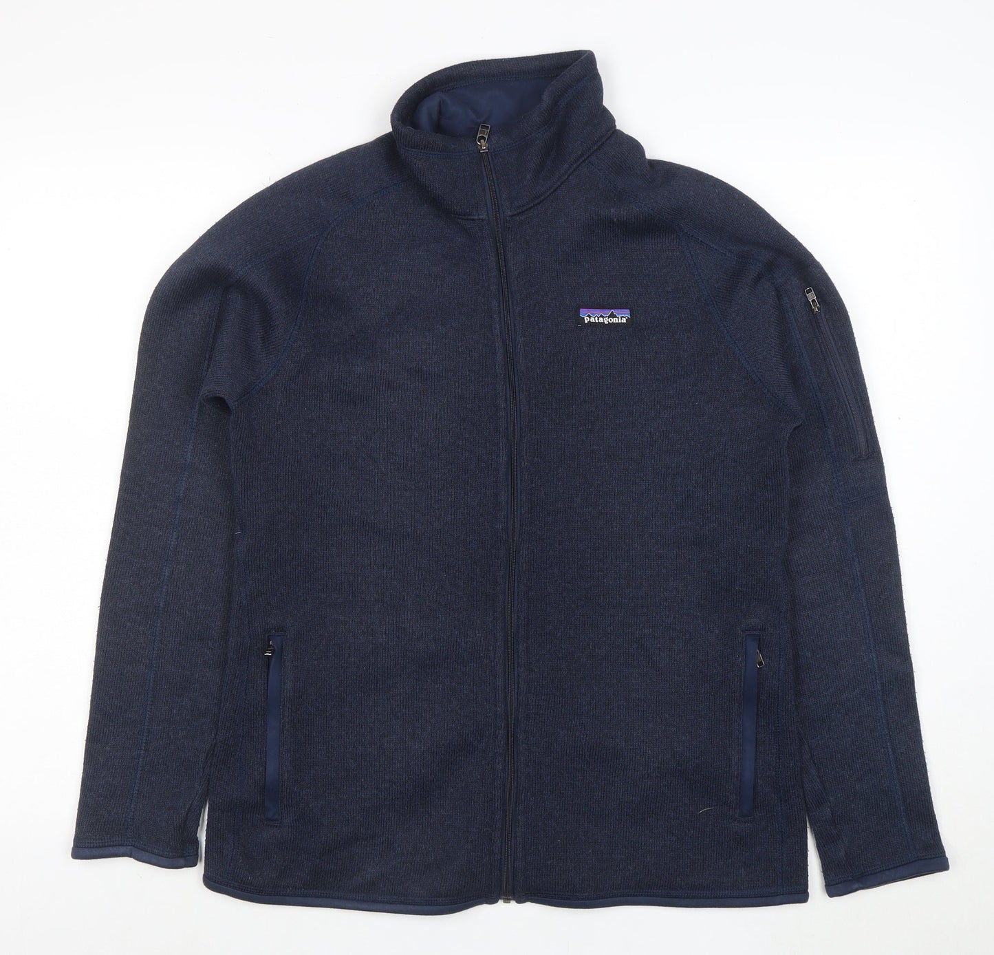 Patagonia Women's Blue Full Zip Fleece Jacket Size L