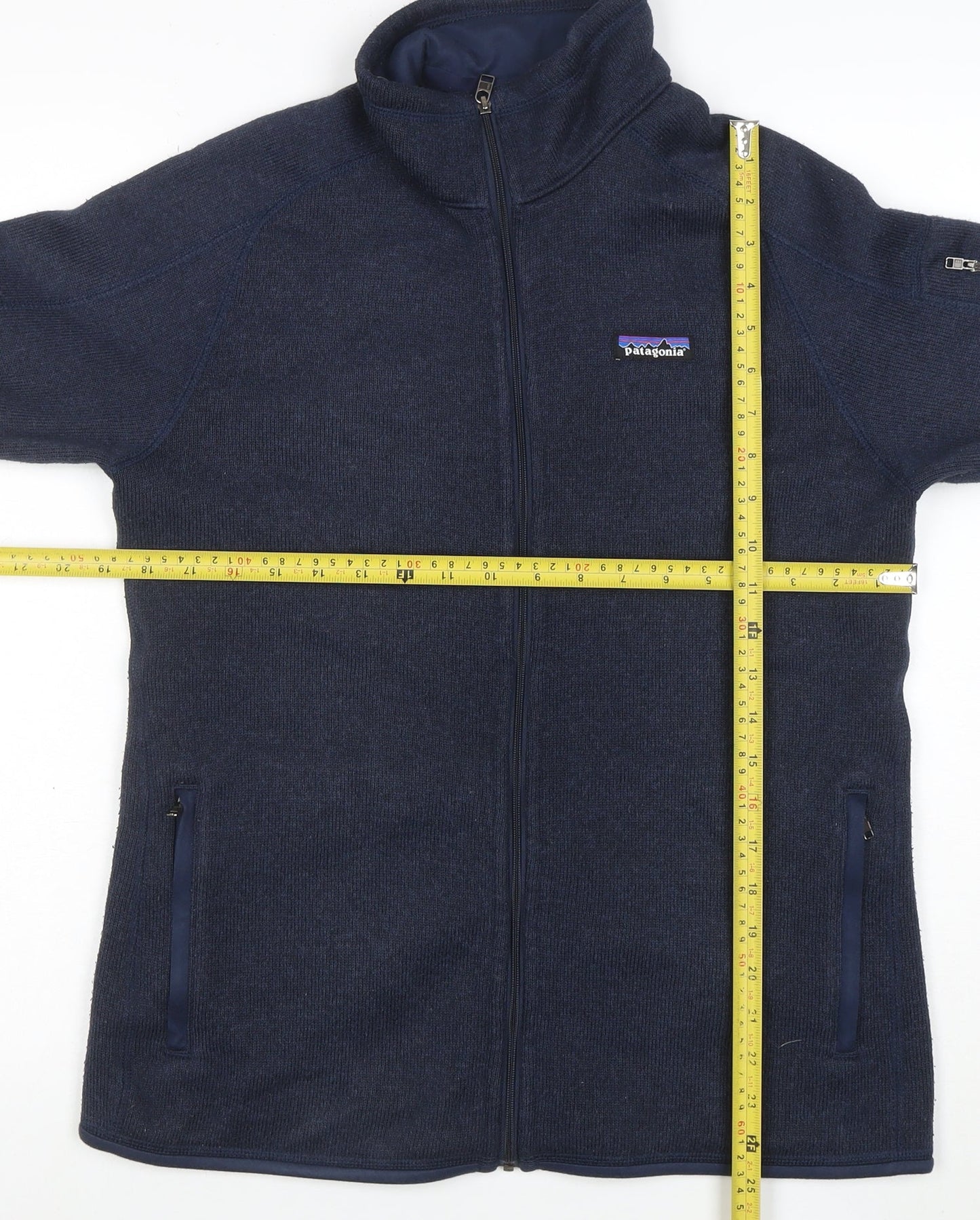 Patagonia Women's Blue Full Zip Fleece Jacket Size L