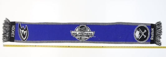 Reebok Men's Blue Grey NHL Premiere Helsinki 2011 Knitted Hockey Scarf