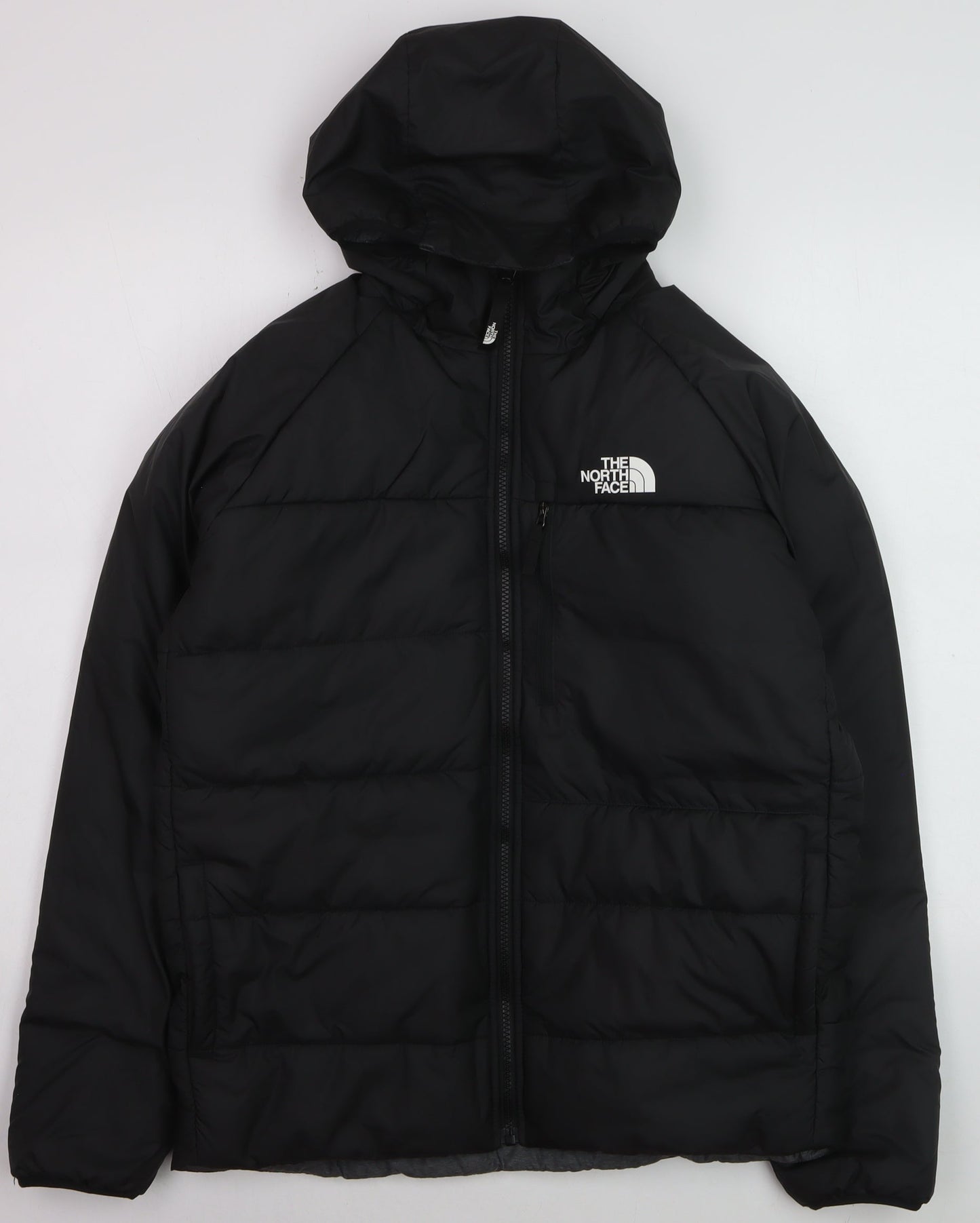 The North Face Boys Black Hooded Puffer Jacket XL Winter Insulated Coat