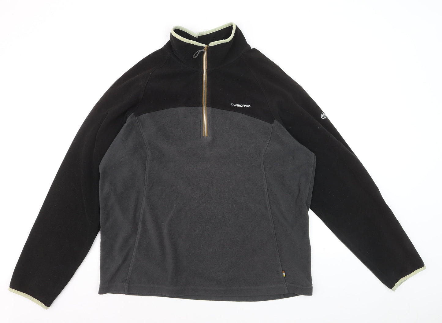 Craghoppers Men’s Black XL Fleece 1/4 Zip Pullover Sweatshirt