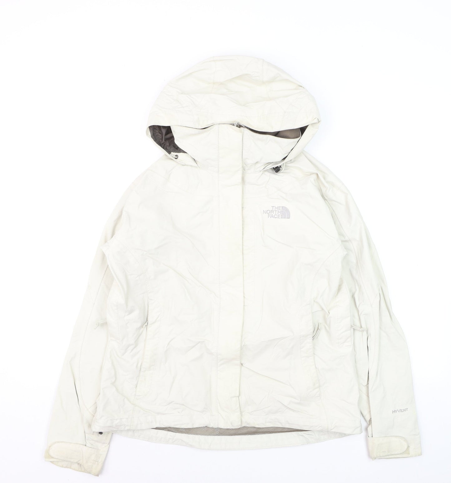 The North Face Women’s Ivory Waterproof Hooded Rain Jacket Size S