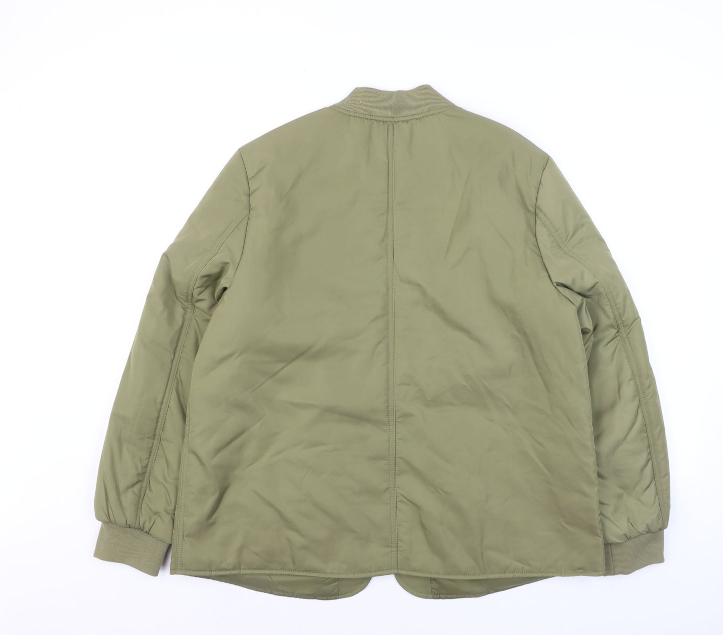 Marks and Spencer Women’s Green Shower Resistant Bomber Jacket Size 14