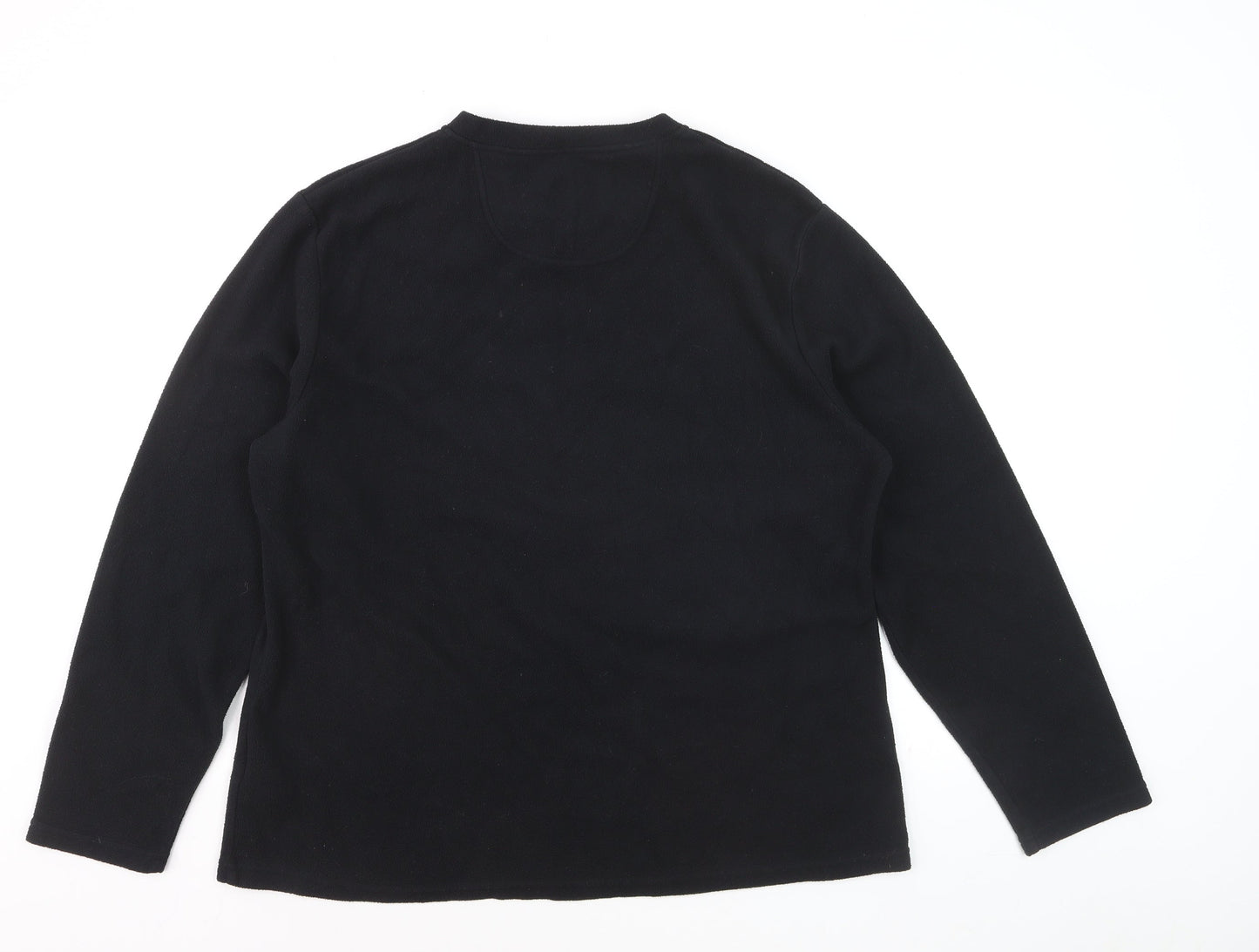 Peter Storm Womens Black Fleece Pullover Sweatshirt Size L