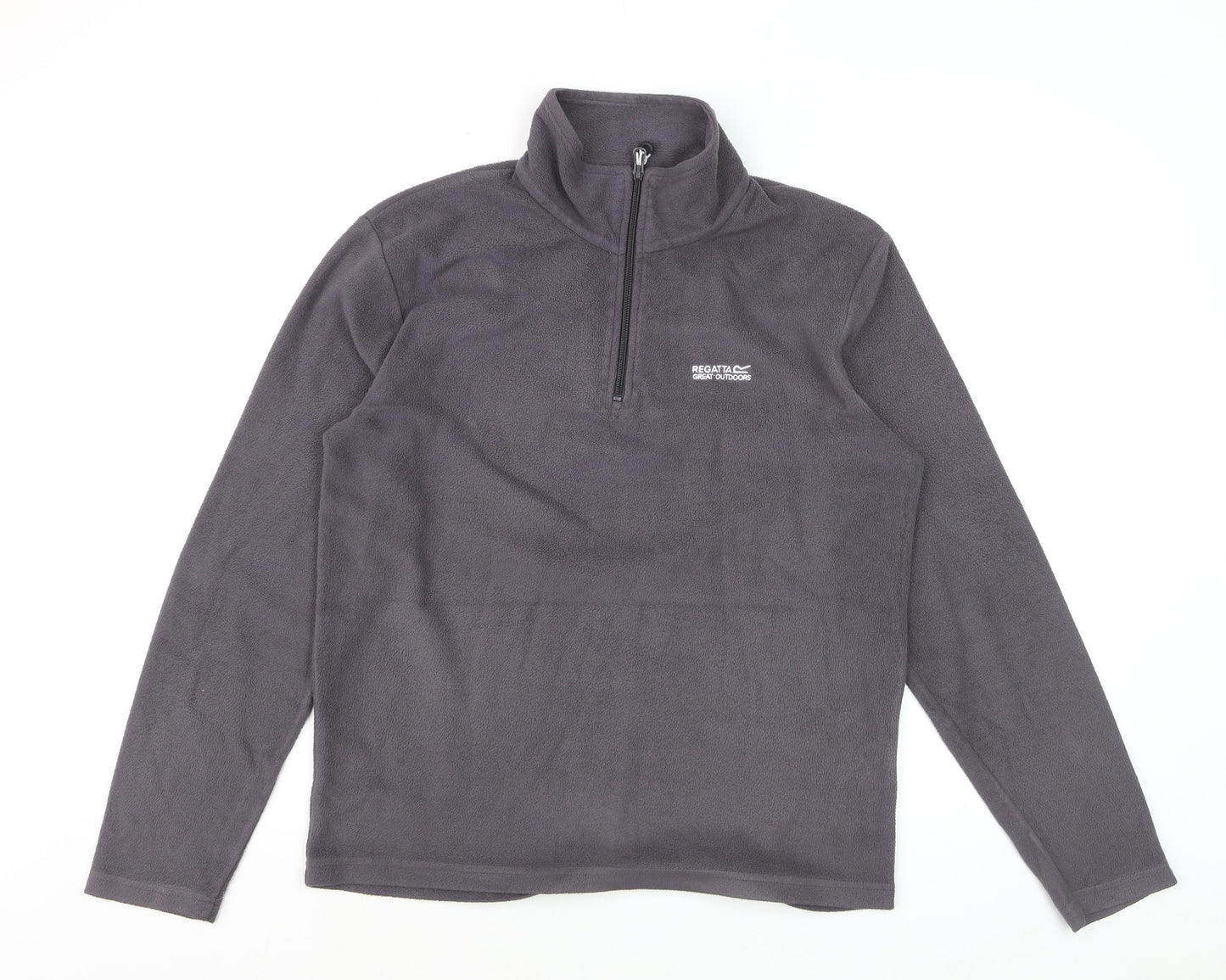 Regatta Men's Grey Fleece 1/2 Zip Pullover Sweatshirt M