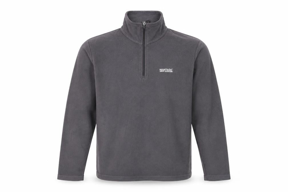 Regatta Men's Grey Fleece 1/2 Zip Pullover Sweatshirt M