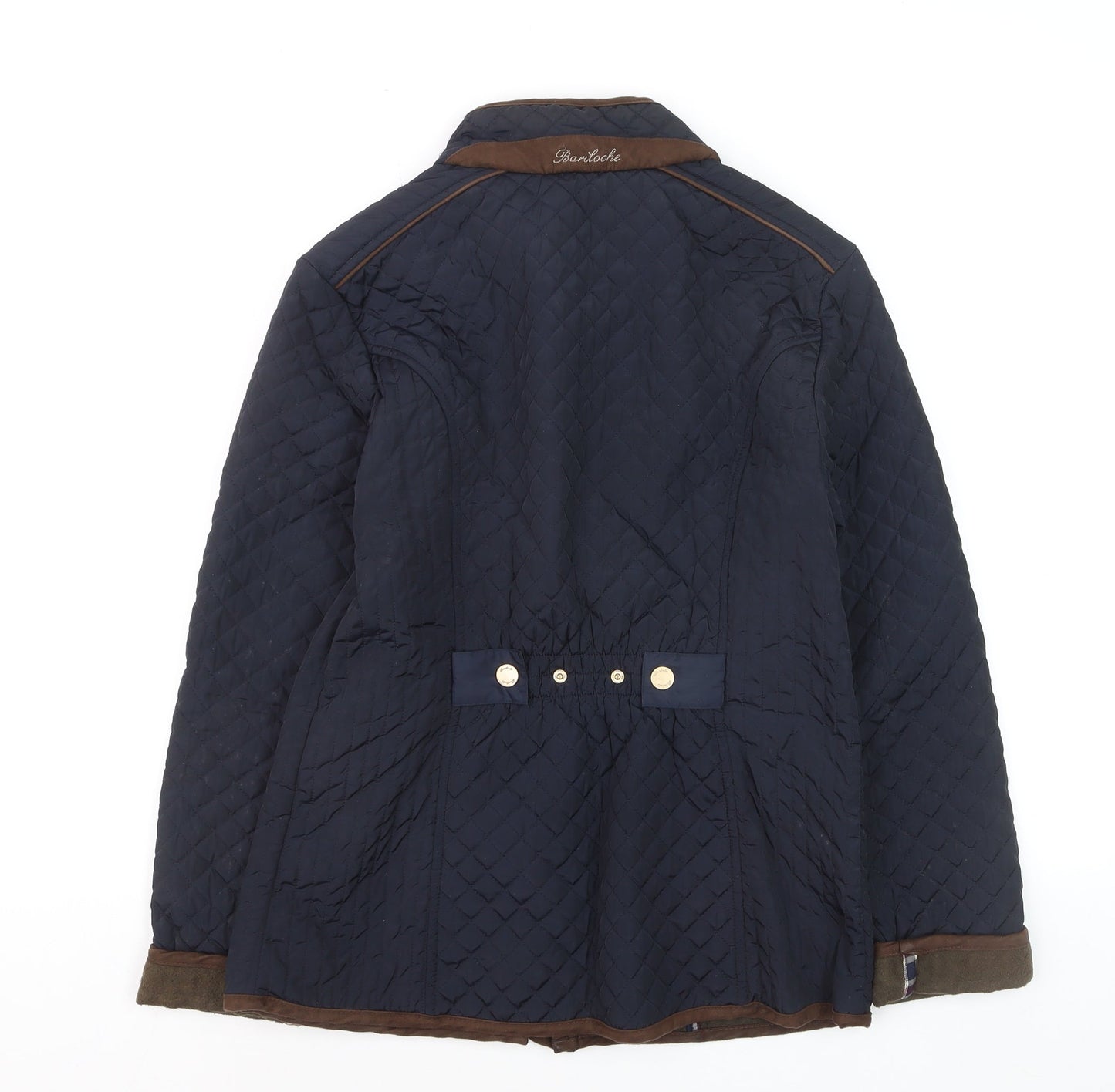 Bariloche Women’s Blue Quilted Mid-Length Jacket Size 12