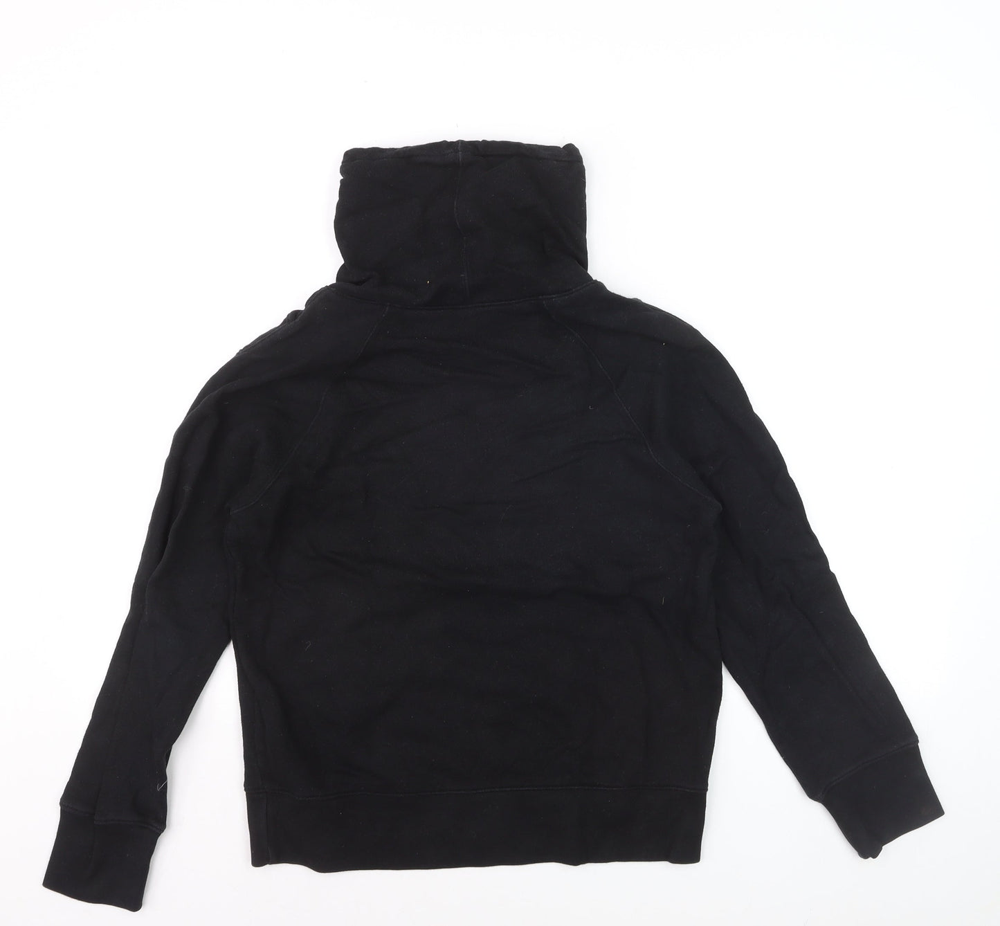 Uniqlo Men's Black M Pullover Hoodie High Neck Fleece Sweatshirt