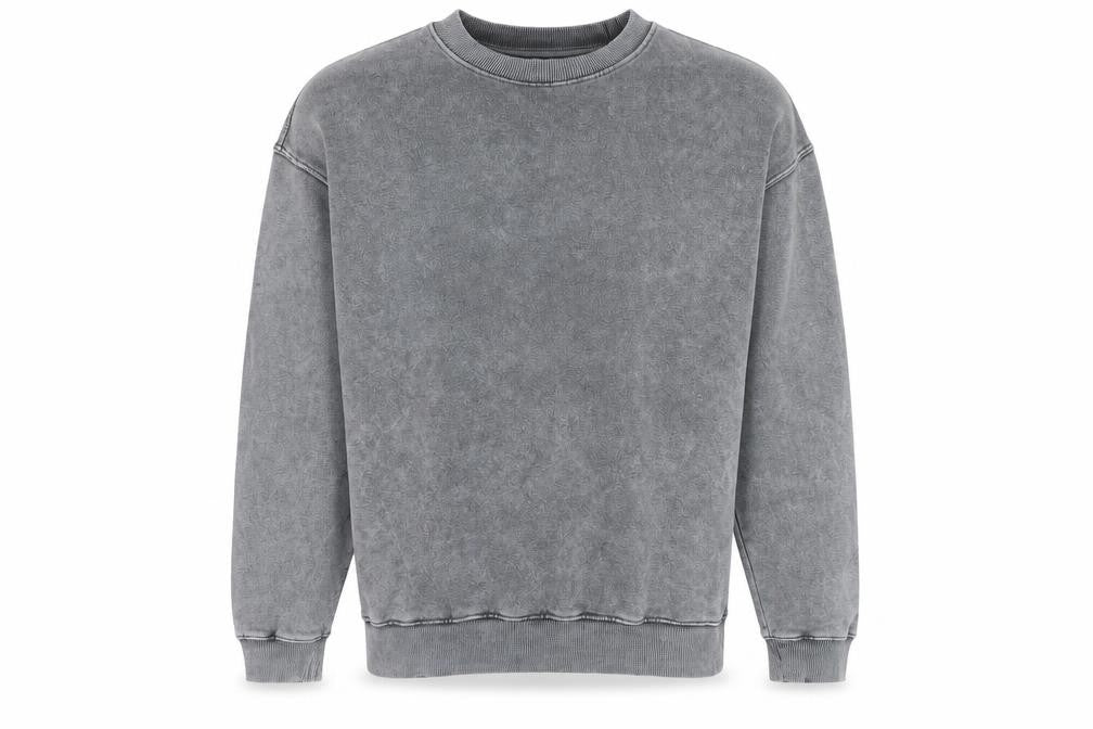 Reclaimed Vintage Men Grey Pullover Sweatshirt Size M Regular Fit