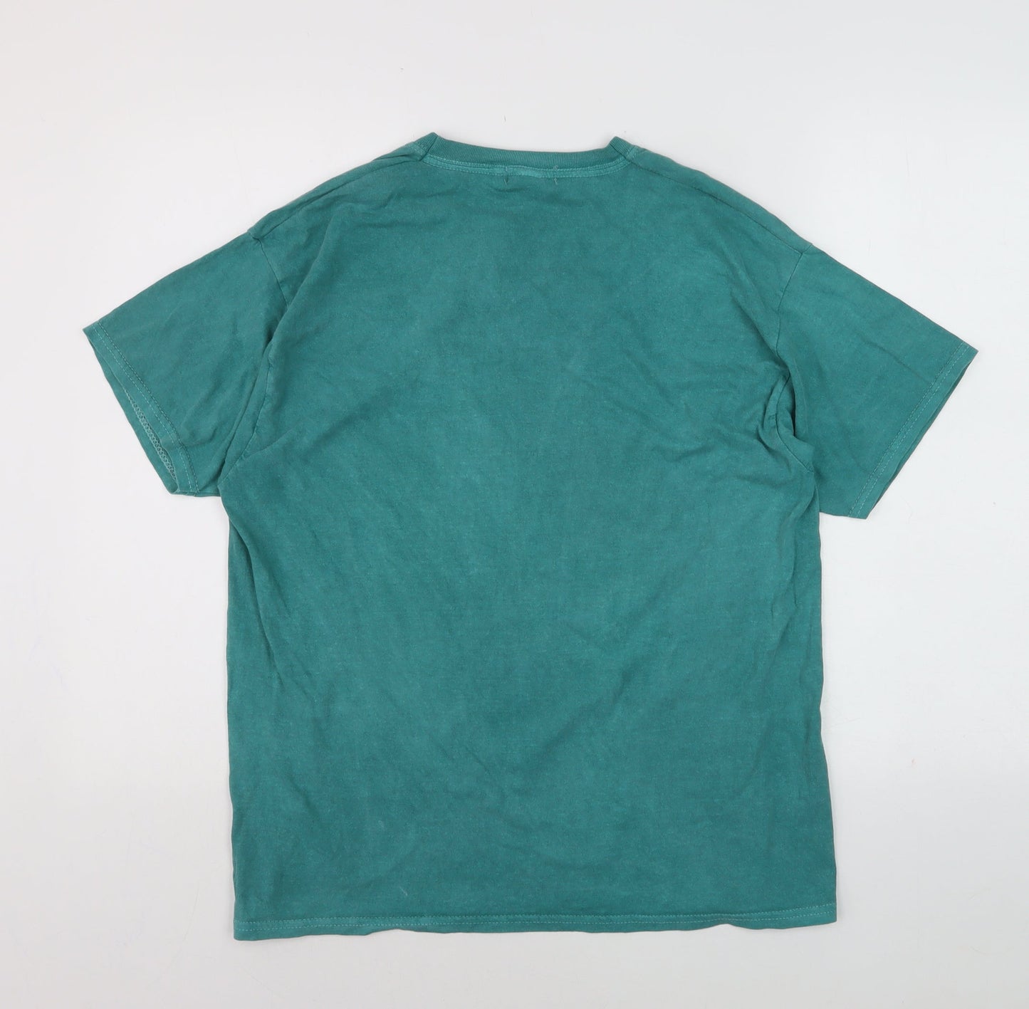PrettyLittleThing Women's Green USA Graphic T-Shirt Size M