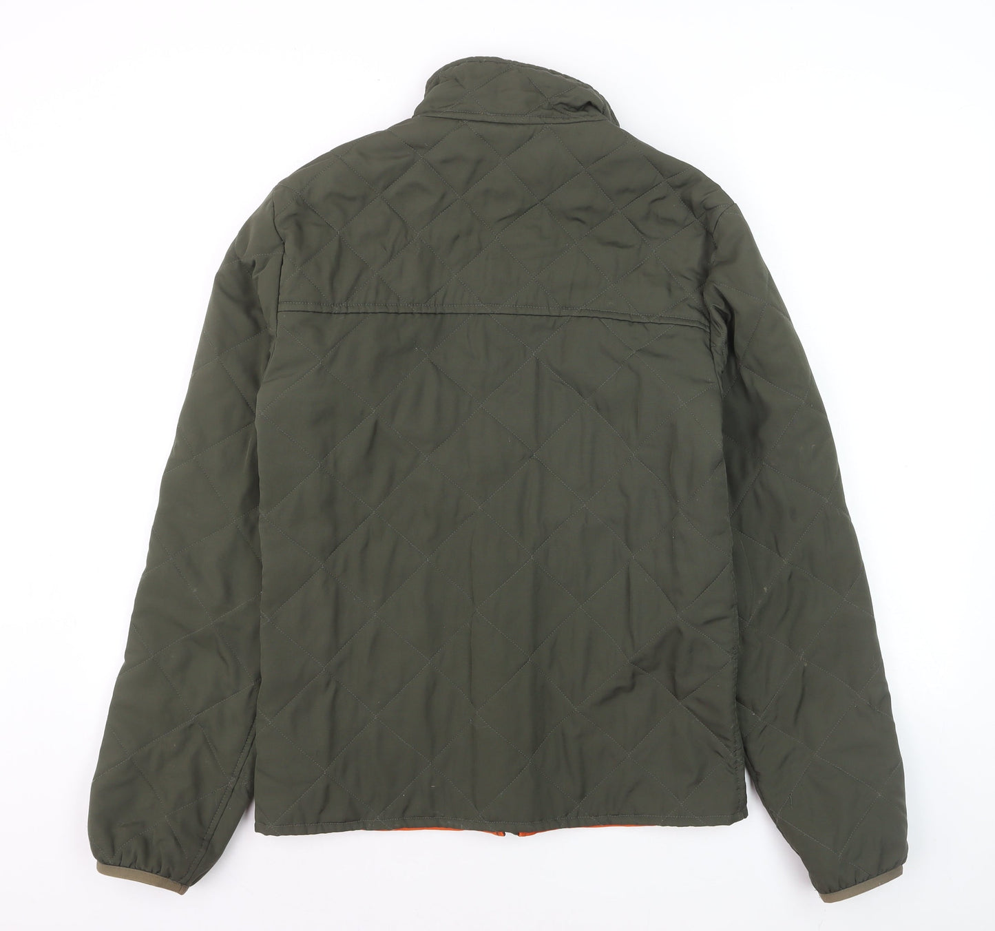 Solognac Men's Green Quilted Hunting Jacket Size S Polyester
