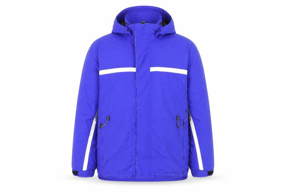 Matterhorn Men's Blue XL Waterproof Hooded Parka Jacket