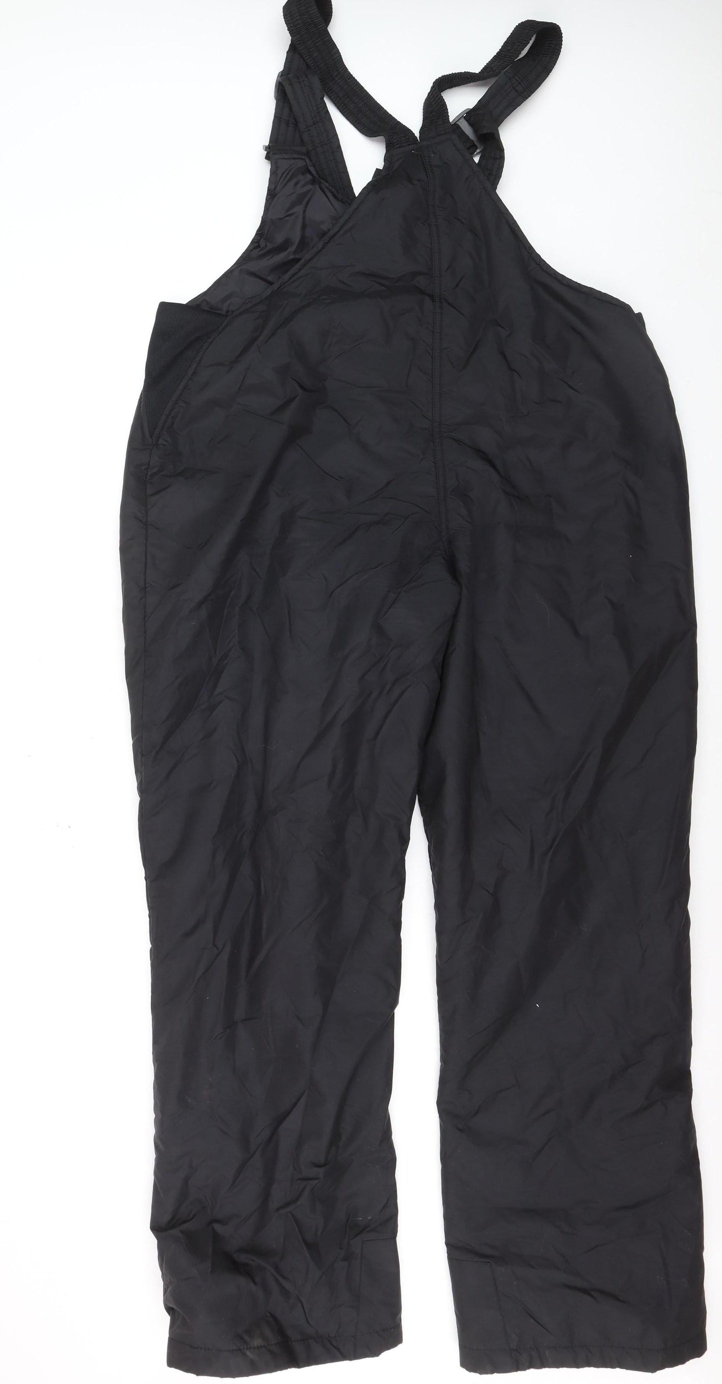 Ski Gear Men's Black L Waterproof Insulated Snow Pants