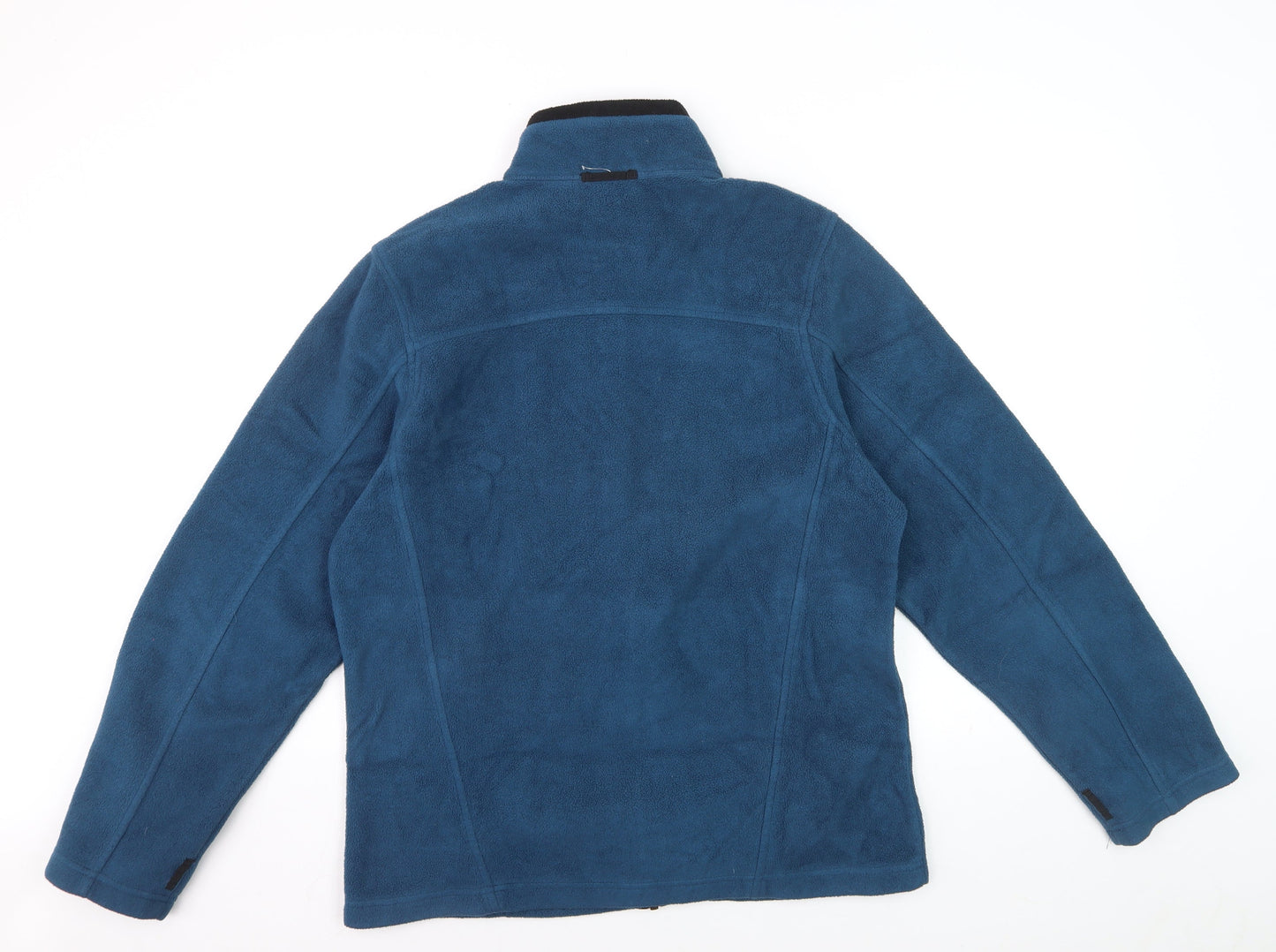 Eddie Bauer Men's Blue Full Zip Fleece Sweatshirt Size M