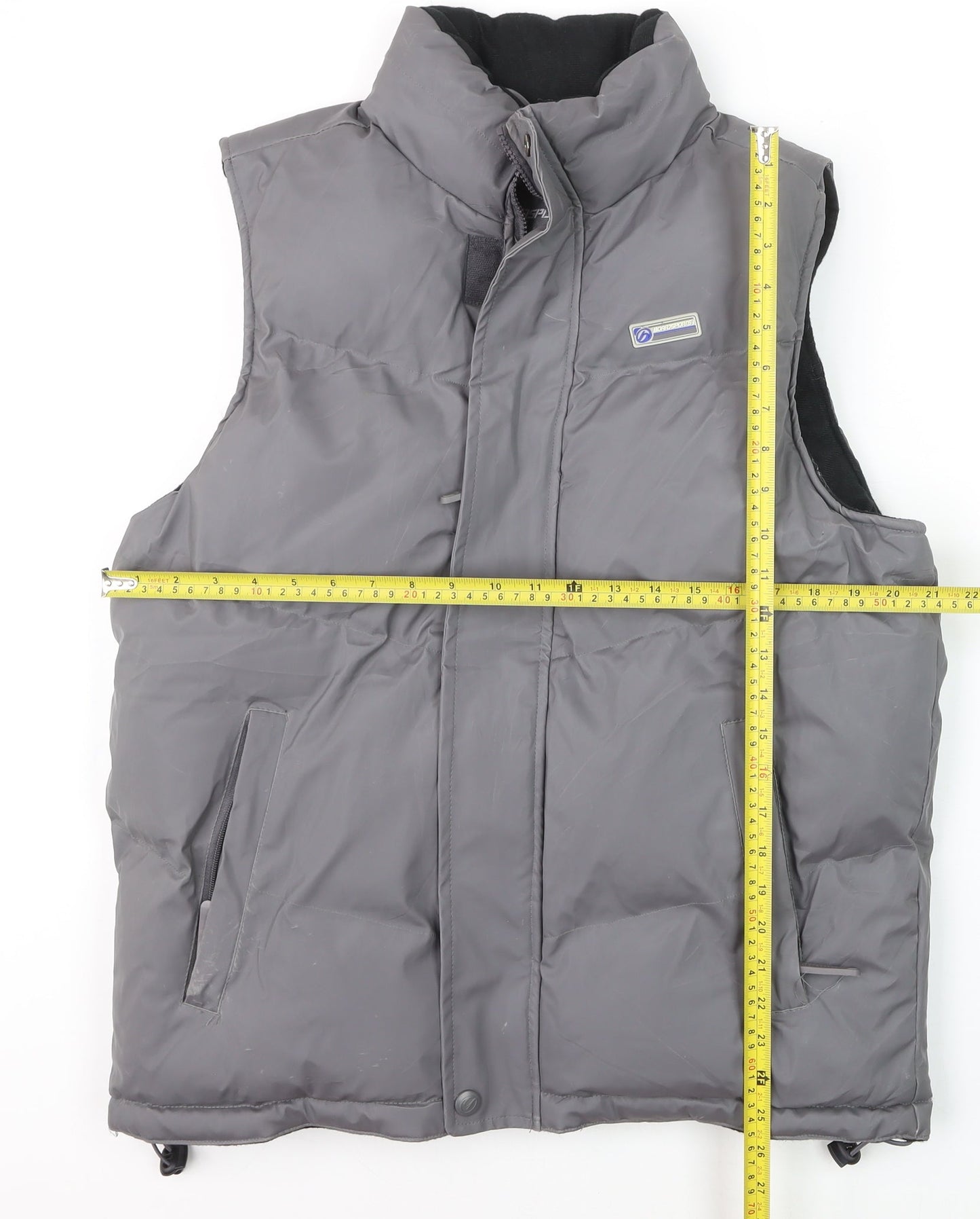 Boardsports Men’s Grey Padded Bodywarmer Vest Size S Outdoor