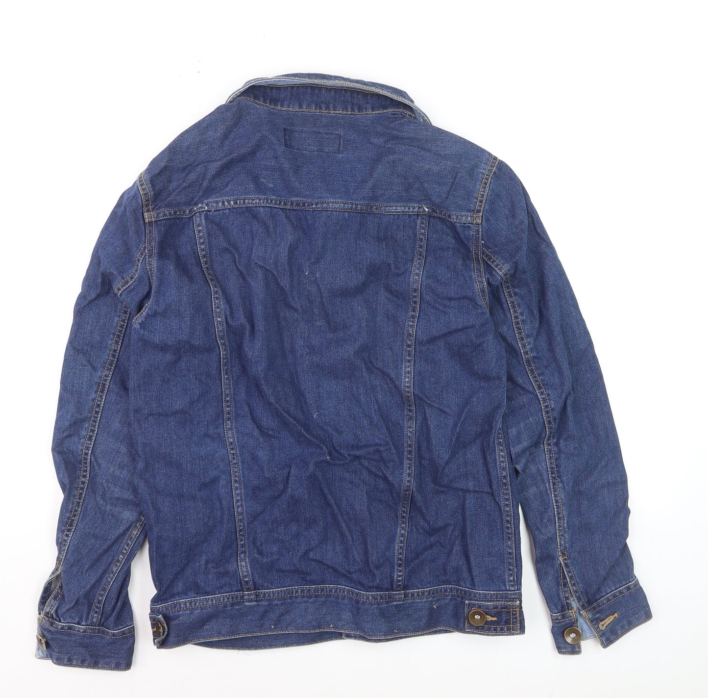 Hotwind Women's Blue Denim Basic Jacket Size S