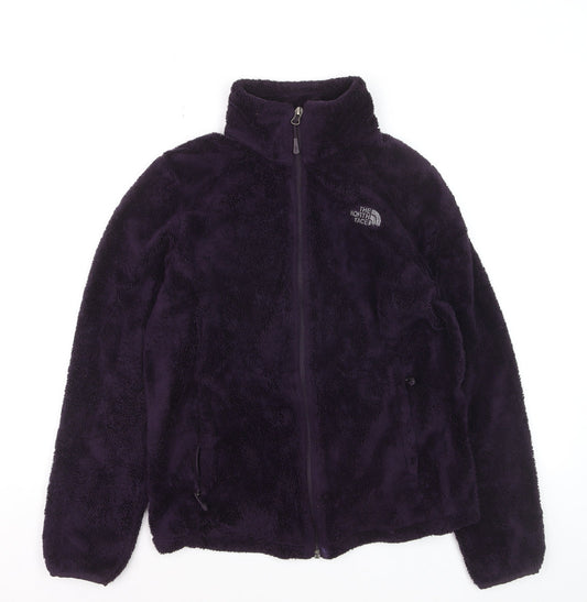 The North Face Women's Purple Fleece Full Zip Sweatshirt Size M