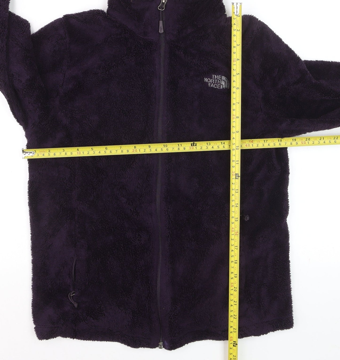 The North Face Women's Purple Fleece Full Zip Sweatshirt Size M