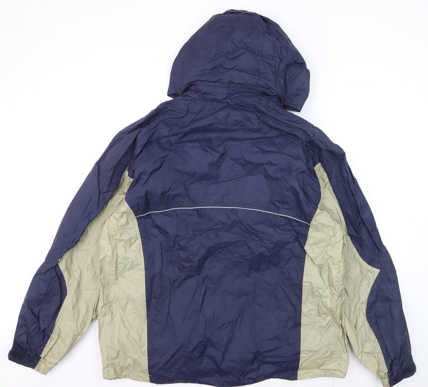 Coleman Men’s Blue XL Waterproof Hooded Rain Jacket Outdoor Coat
