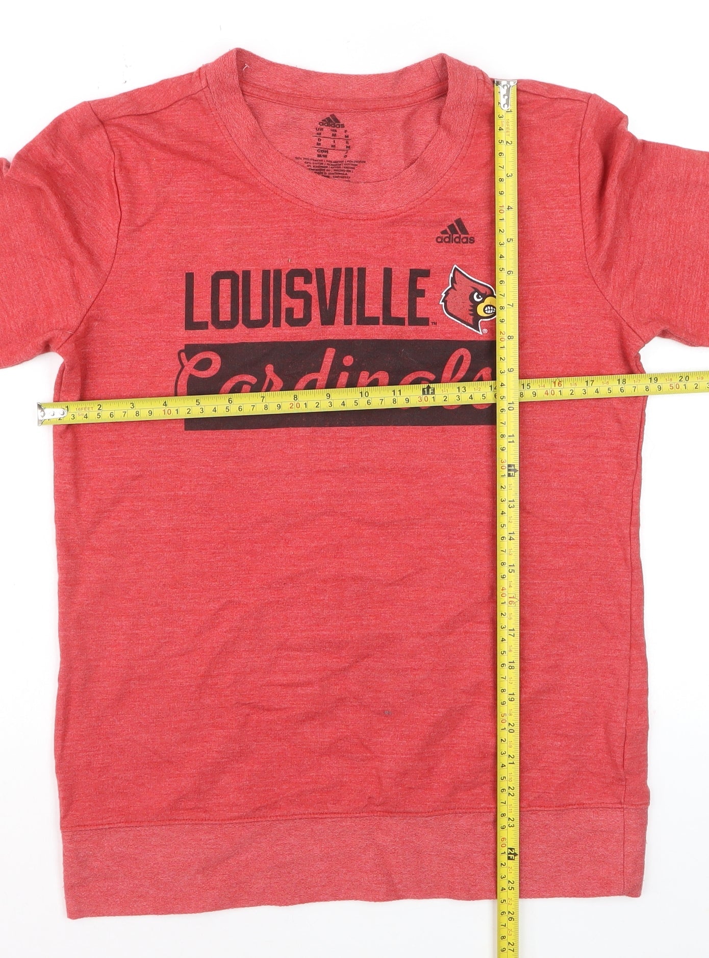 Adidas Womens Red Louisville Cardinals Pullover Sweatshirt Size M