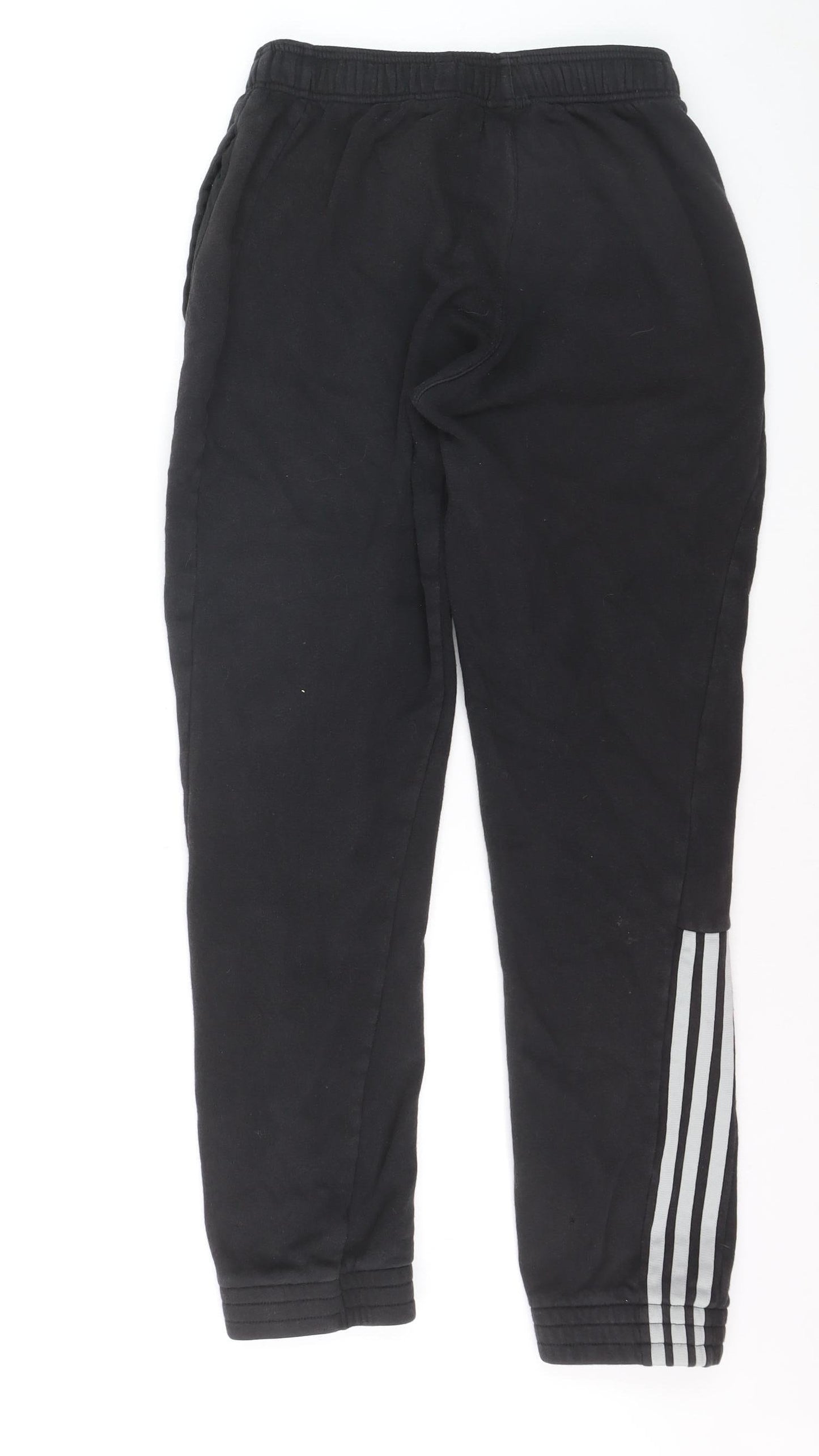Adidas Men's Black Jogger Activewear Trousers L Side Stripe
