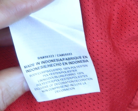Nike Men’s Red Illinois State Football Windbreaker Jacket M
