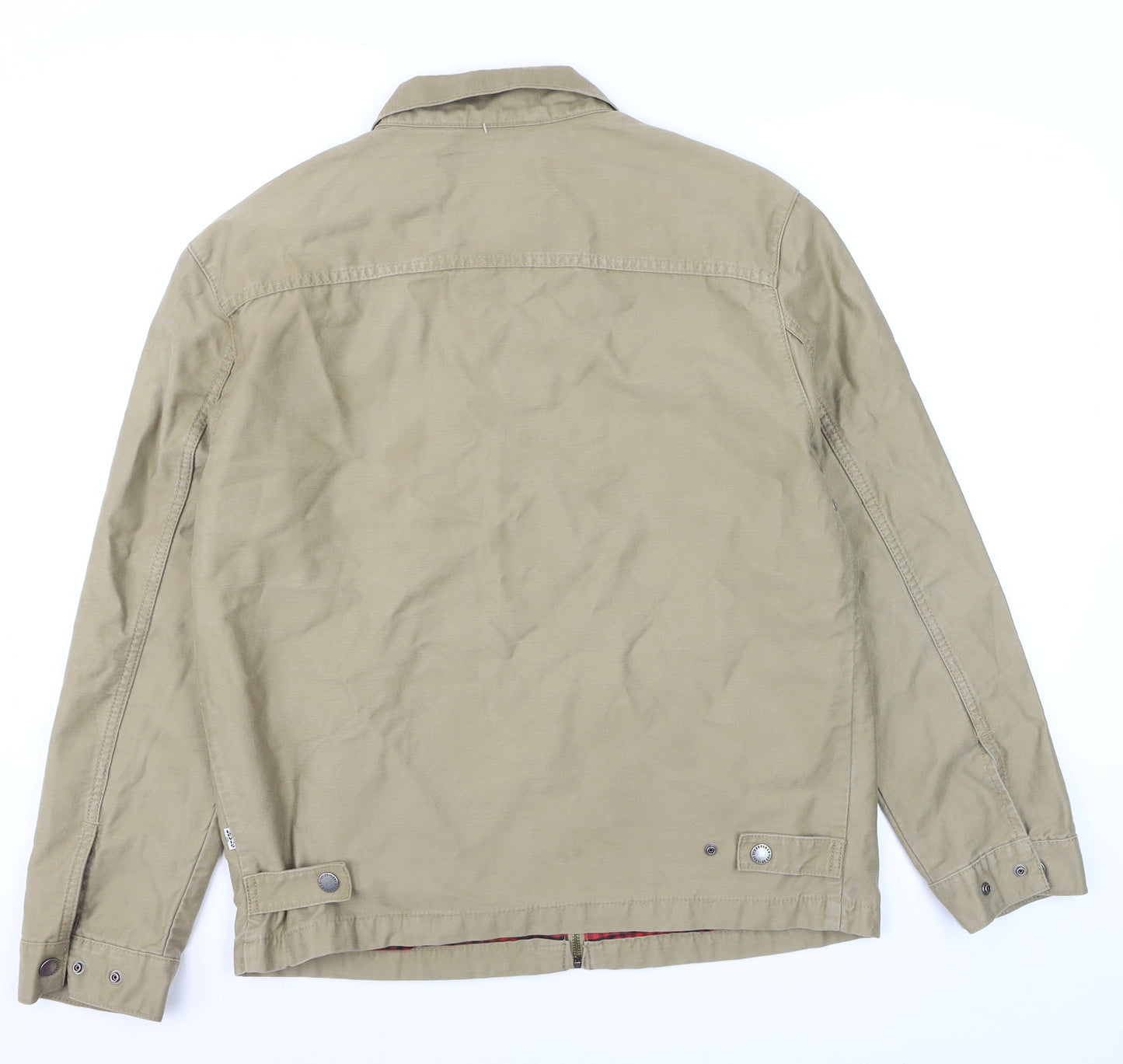 Levi Strauss & Co. Men's Beige Cotton Basic Jacket Size L