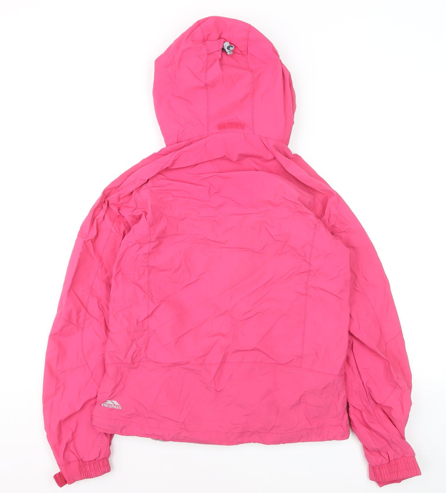 Trespass Women's Pink Waterproof Hooded Rain Jacket Size S