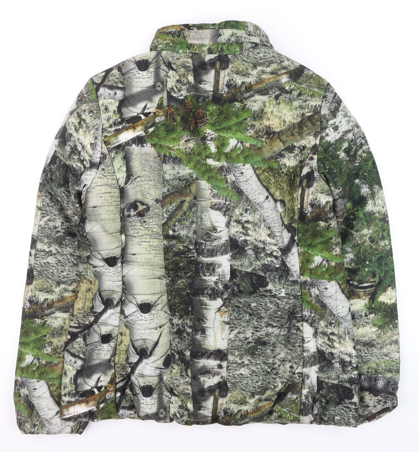 Mossy Oak Women's Green Camouflage Puffer Jacket Size S Outdoor