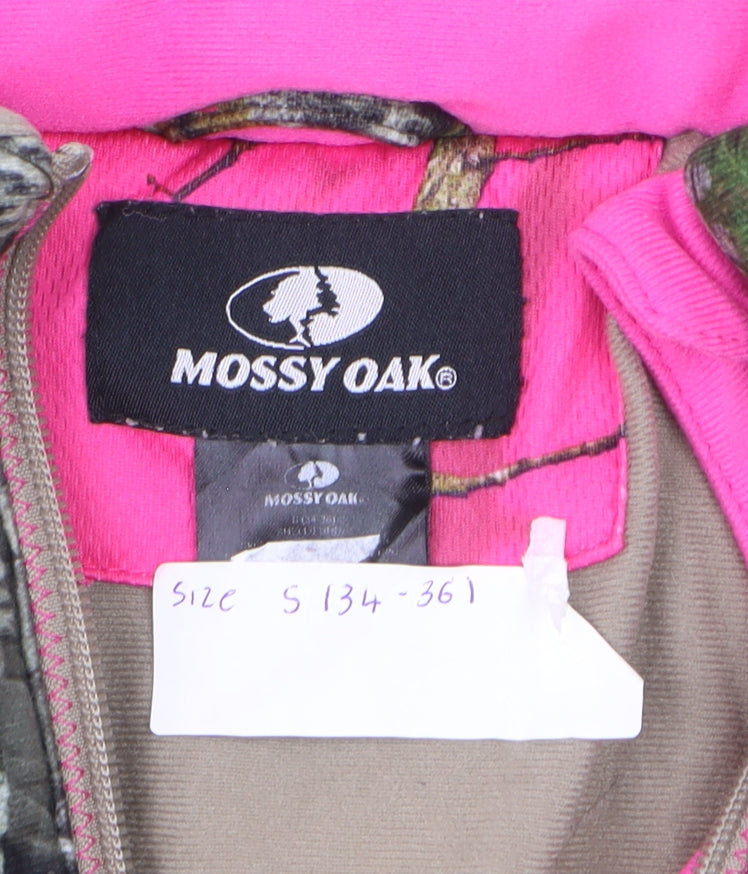 Mossy Oak Women's Green Camouflage Puffer Jacket Size S Outdoor